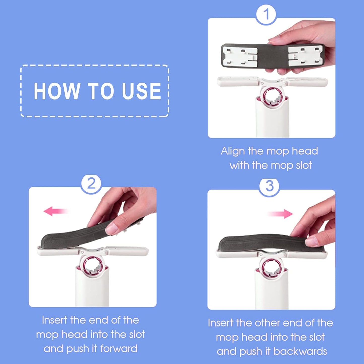Portable Self-Squeeze Mini Mop – Arivon
