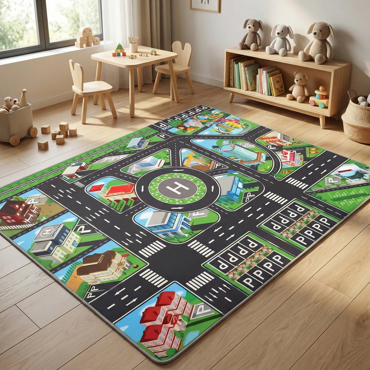 Children Play City Mat - Playroado