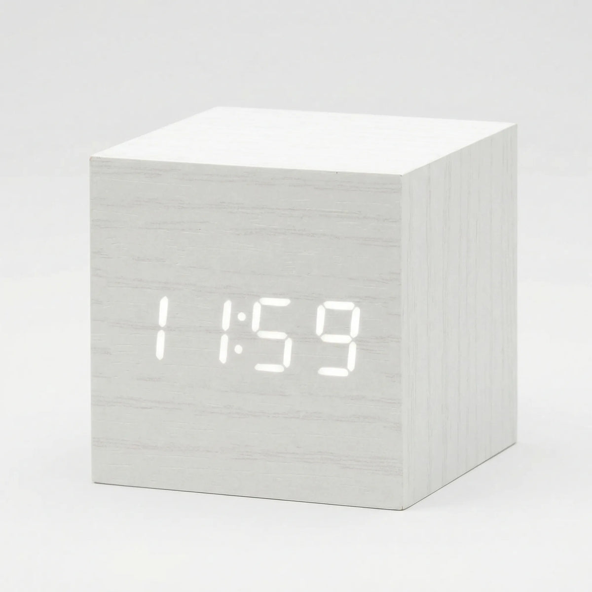Compacte Digitale Kubusklok Met LED-Display - TimeCube