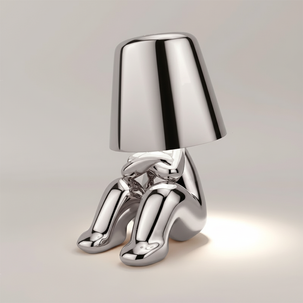 Designer Tischlampe Metallfinish - Sitelle
