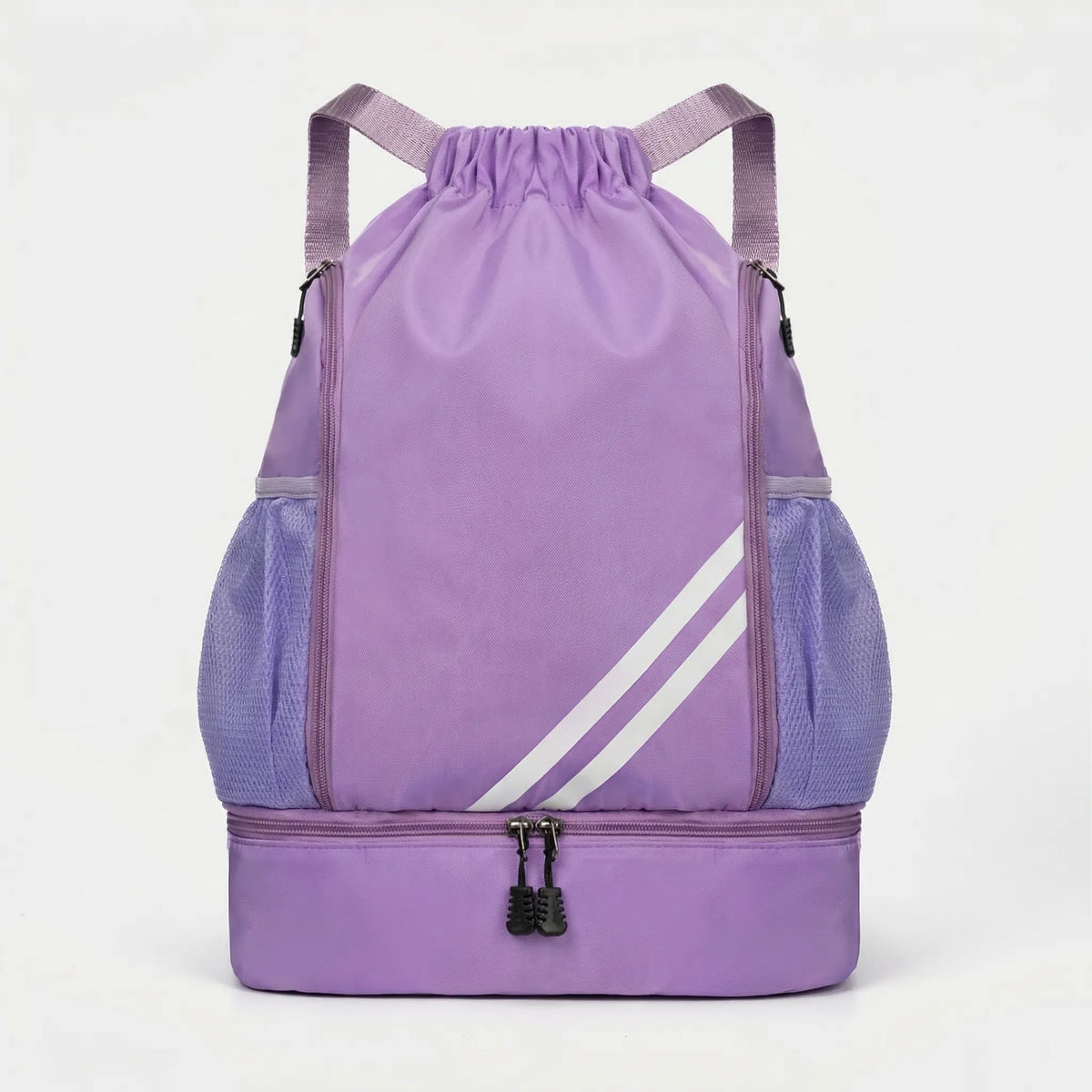 Drawstring Sports Backpack With Wet Compartment - Zyphoar