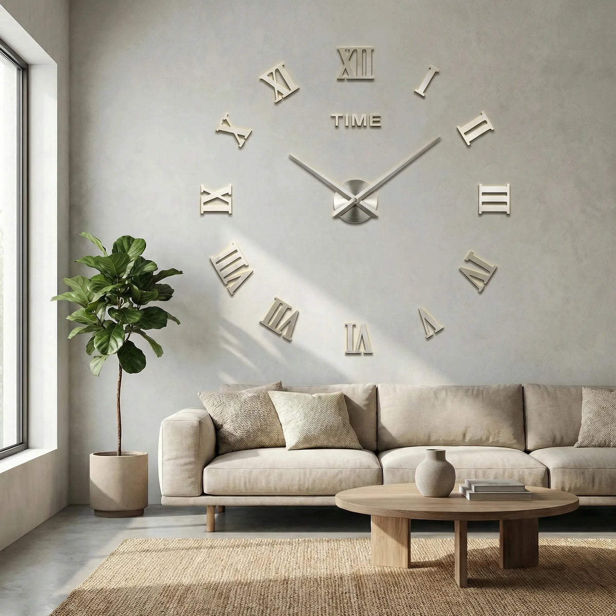 Geometric Wall Clock - Chronaura