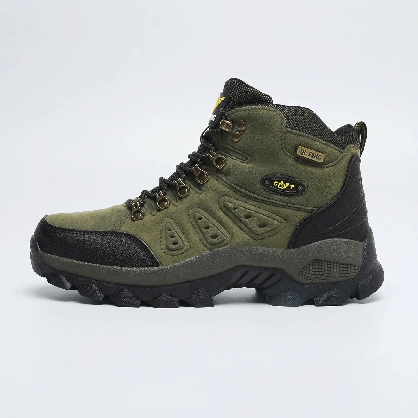 High-Top Lace-Up Outdoor Hiking Boot - Trailgrip