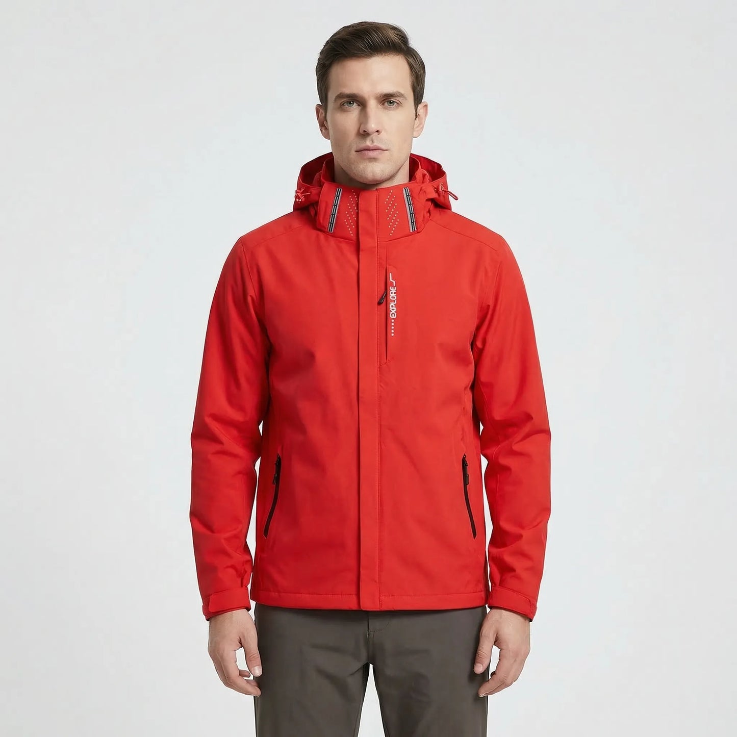 Lightweight Hooded Windbreaker For Men - Trailcove