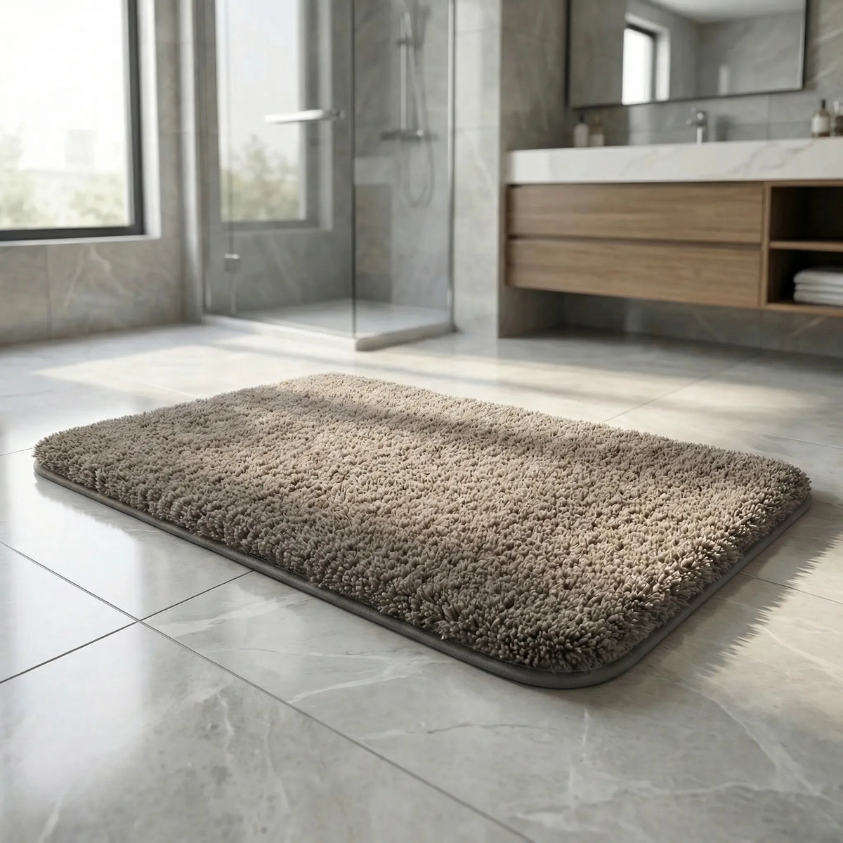 Plush Rectangular Bath Mat - PlushStep