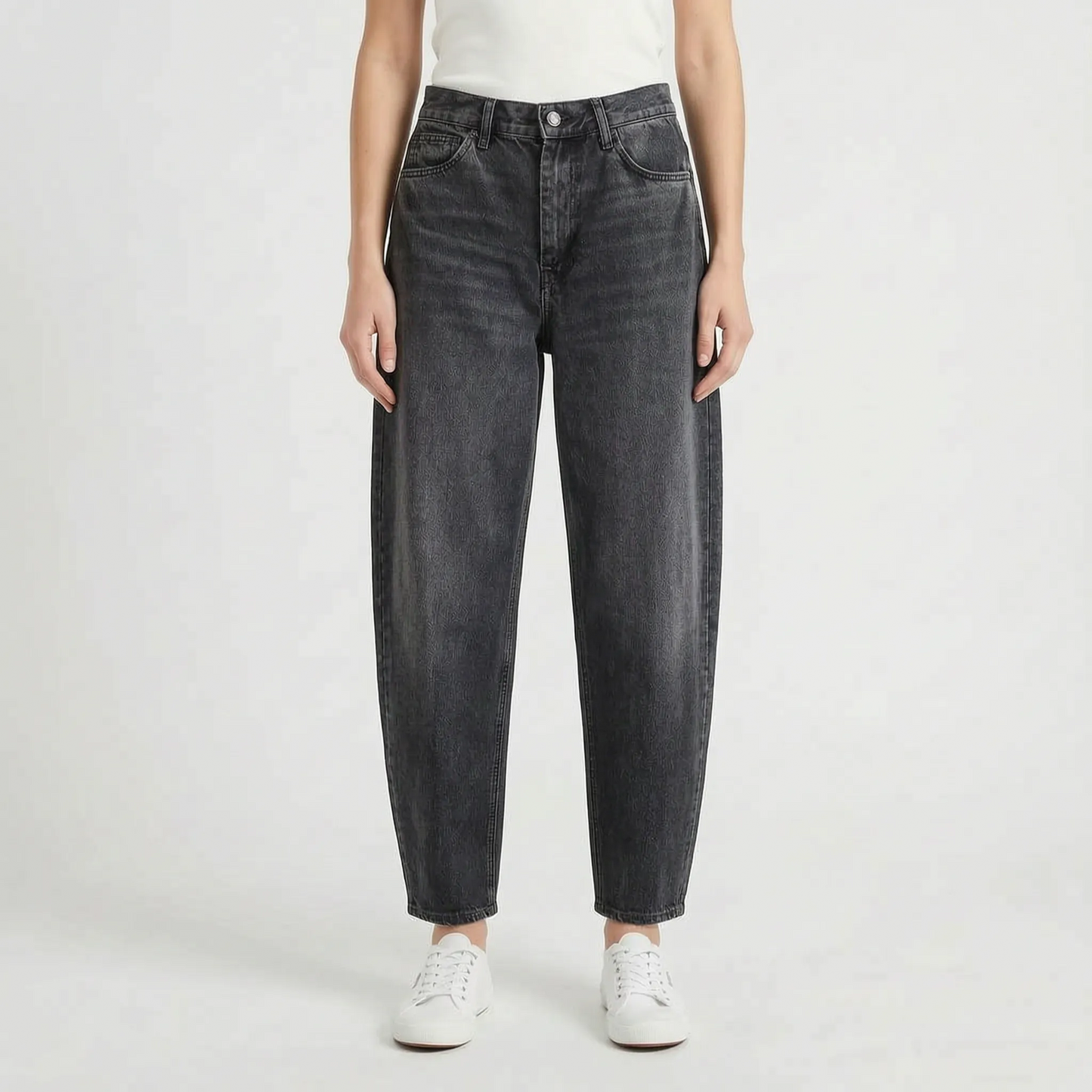 Relaxed Barrel-Leg Trousers - Sadie