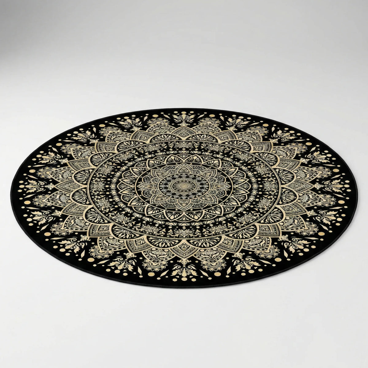 Round Mandala Area Rug - Luxmanda