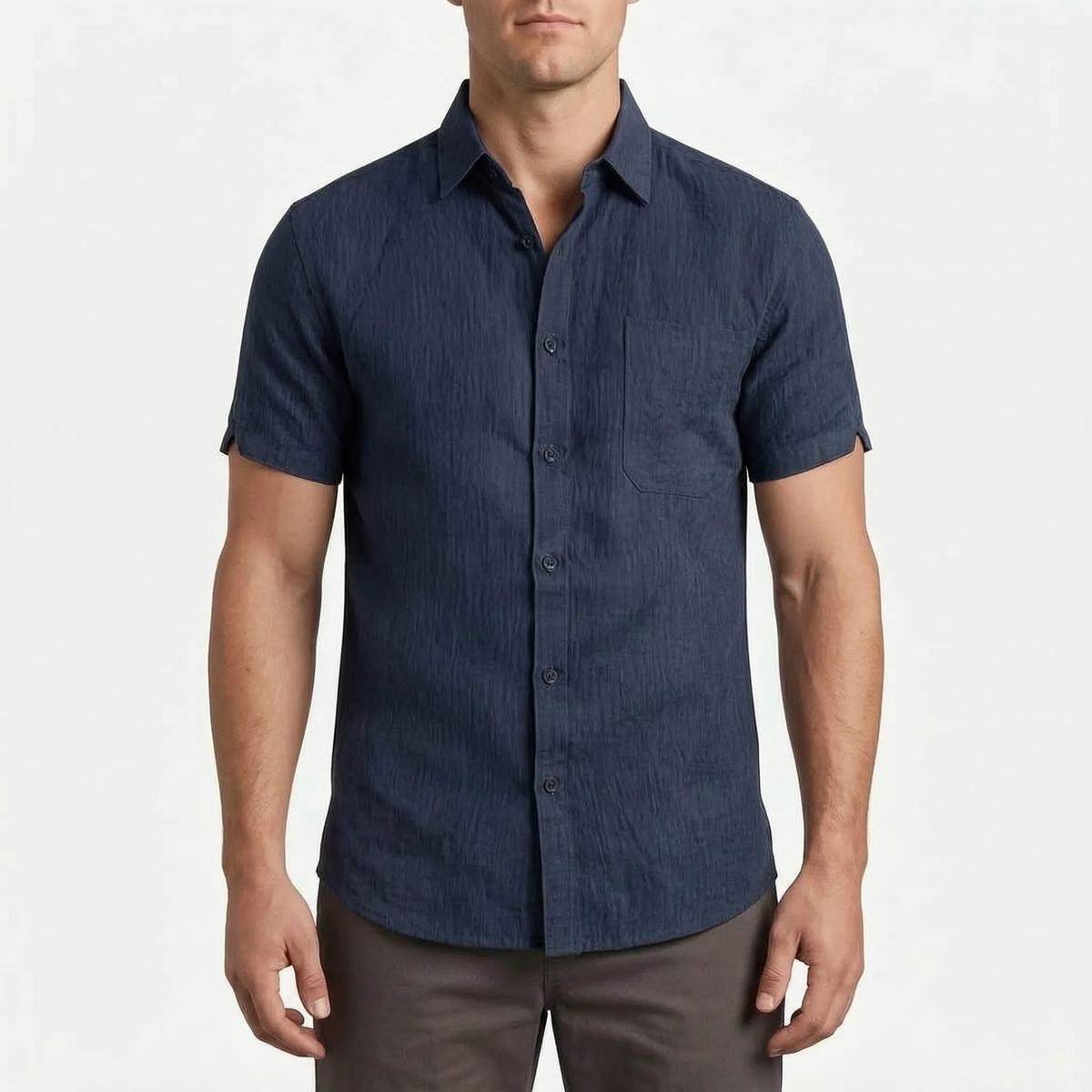 Short-Sleeve Casual Shirt - Justin