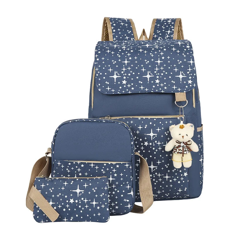 Three Piece Matching Bag Set - Starlis