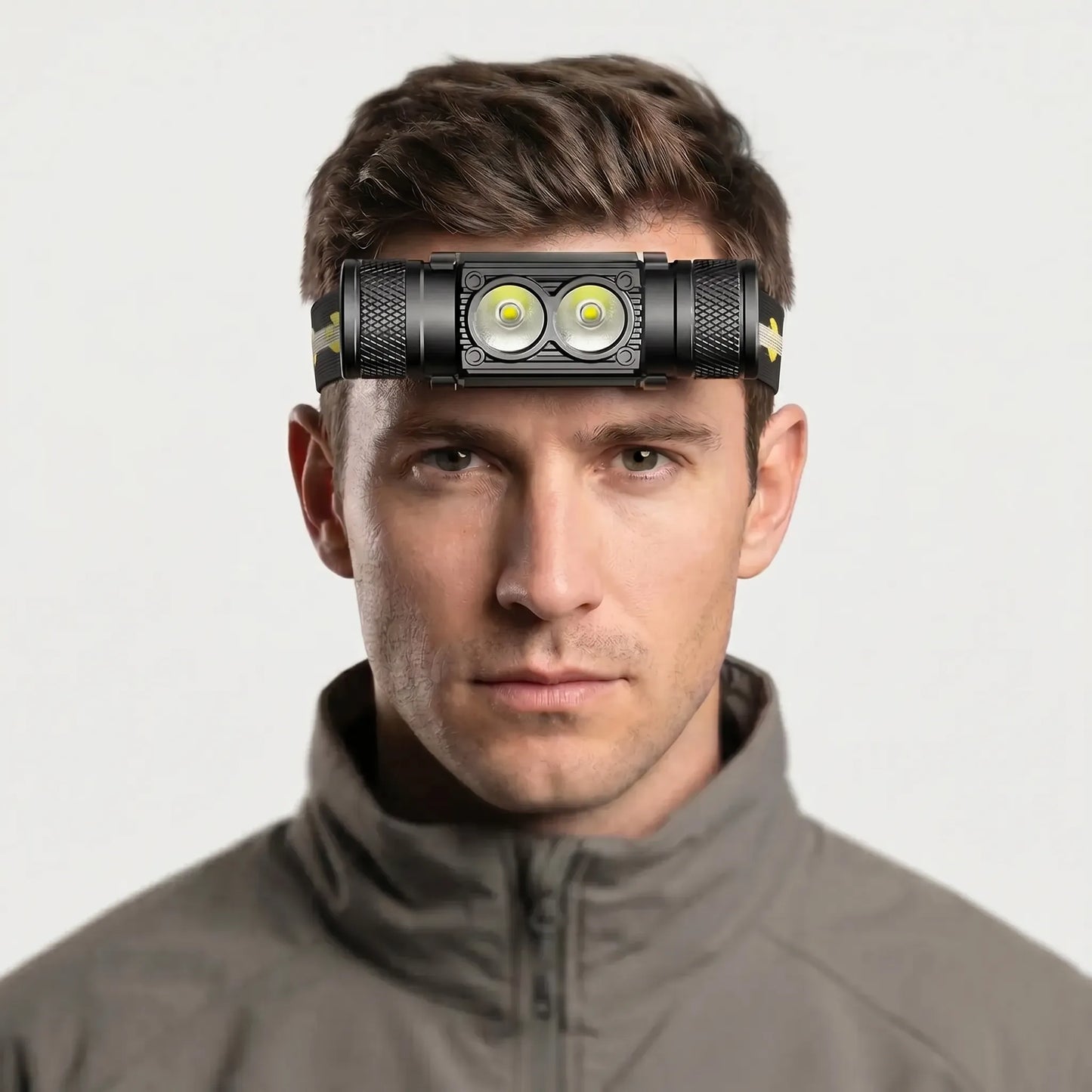 USB Rechargeable LED Head Torch - Torchlux