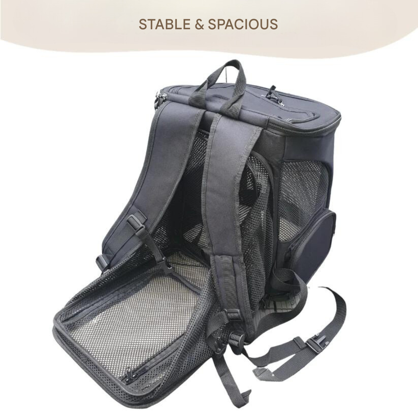 Cat backpack - PurrPack™-Gray-Nora Luxe