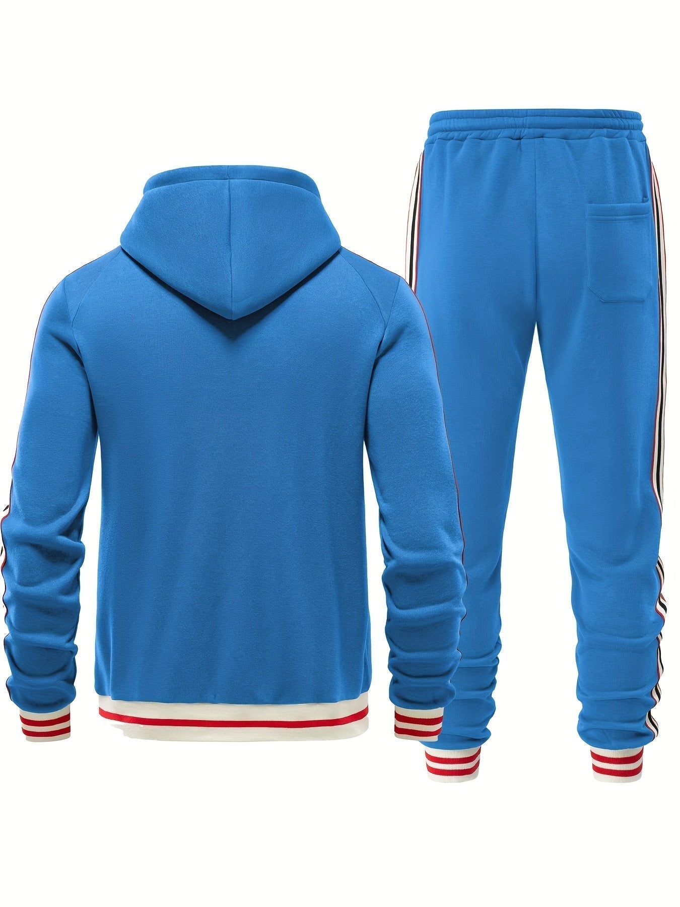 Comfortable Men's Tracksuit - Damon-Dark blue-S-Nora Luxe