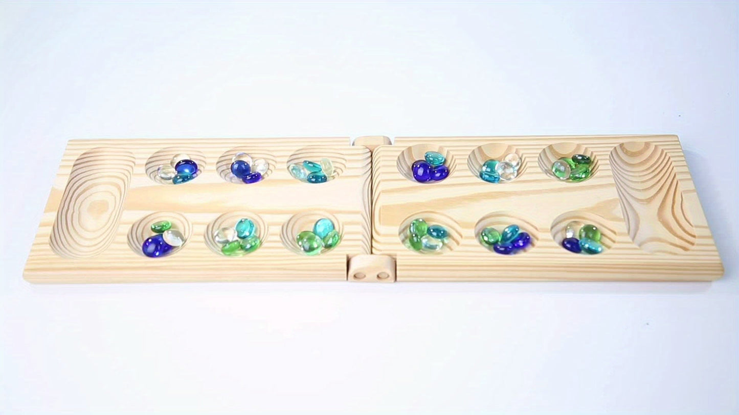 Mancala Deluxe Board Game - BrainStones-Nora Luxe