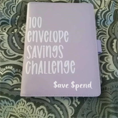 100 Days Challenge Map - AchieveTrack-Lilac-Only folder-Nora Luxe