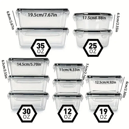 12-Piece Food Storage Container Set - FoodSaver-12-Piece Set-Nora Luxe