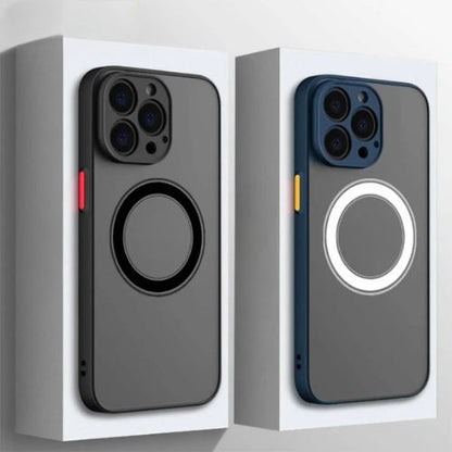 Matte Magnetic Phone Case with Magsafe & Drop Protection – 1+1 FREE