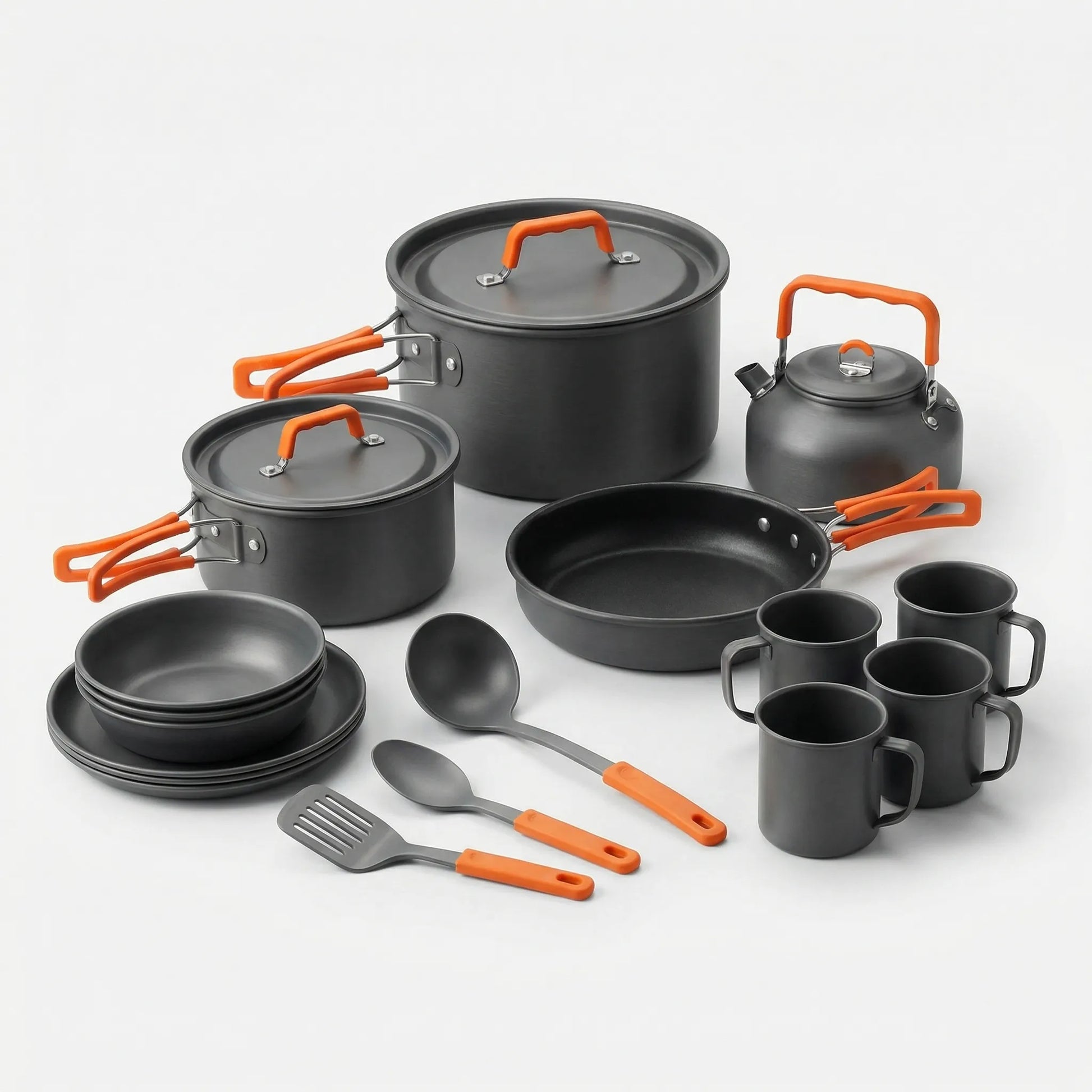 16-Piece Nesting Camping Cookware Set -  Camprova
