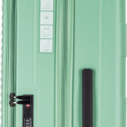 2-piece hard-shell suitcase set with laptop compartment – Berlin