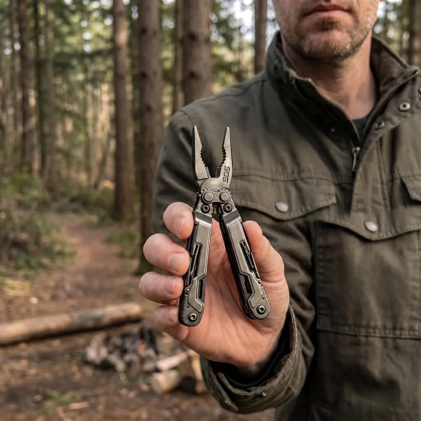18-Function folding Multi-Tool With Pliers -  Fieldcore