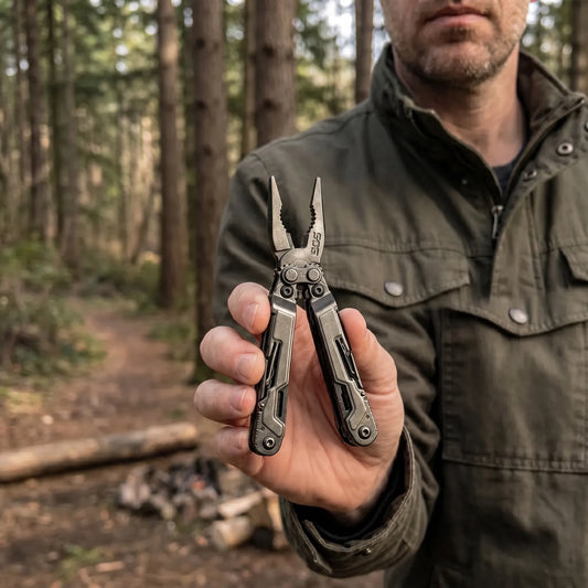 18-Function folding Multi-Tool With Pliers -  Fieldcore