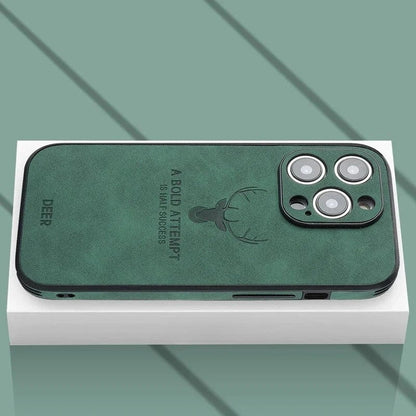 Luxury Deer Leather iPhone Case - Veltro