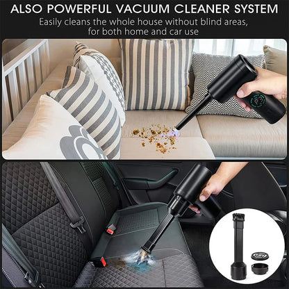 2-in-1 Portable Air Dust Vacuum and Blower with LED Light (7500mAh) - AirMaster-Style 1-Nora Luxe