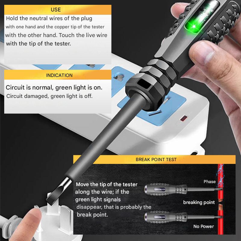 2-in-1 Screwdriver and Voltage Detector – SparkPro-Crosshead-Nora Luxe
