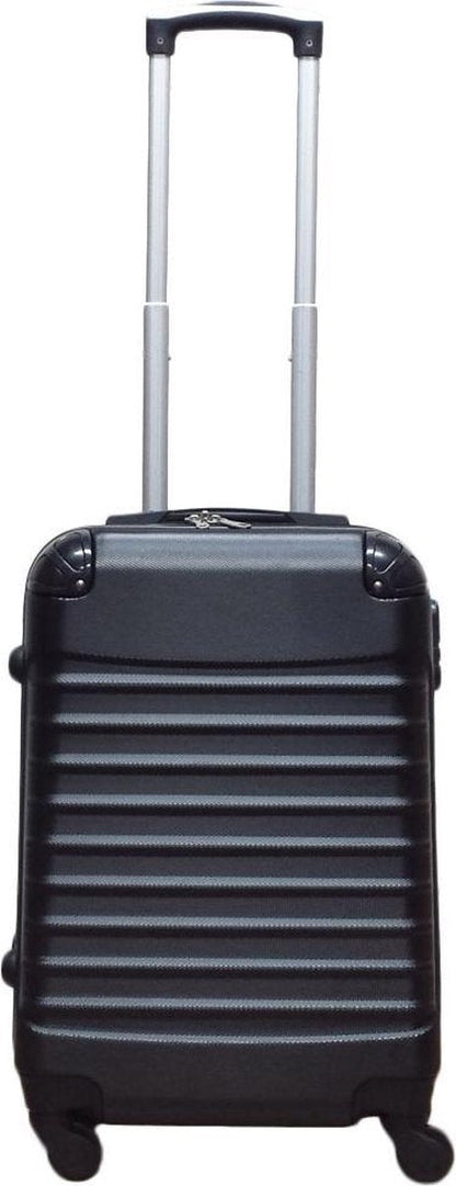 2-piece ABS luggage set – Ventura-Black-Nora Luxe