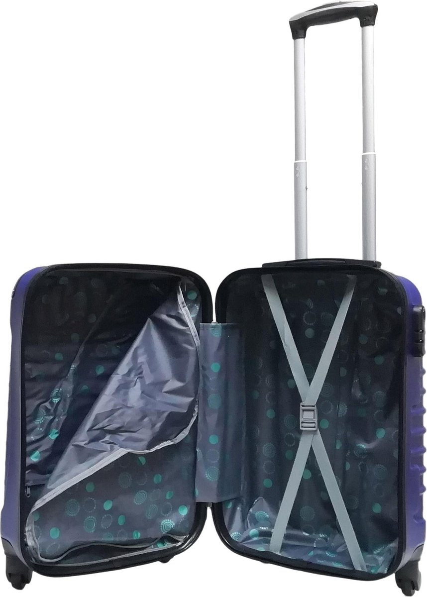 2-piece ABS luggage set – Ventura-Black-Nora Luxe