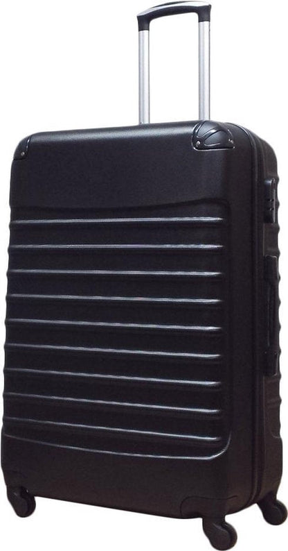 2-piece ABS luggage set – Ventura-Black-Nora Luxe