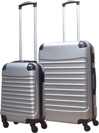 2-piece ABS luggage set – Ventura-Gray-Nora Luxe