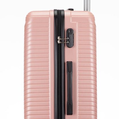 2-piece hard shell suitcase set – Santorini-Gray-2x S (39 L)-Nora Luxe