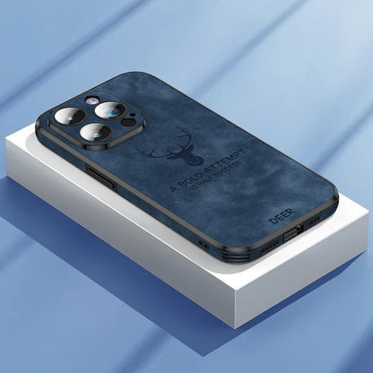 Luxury Deer Leather iPhone Case - Veltro