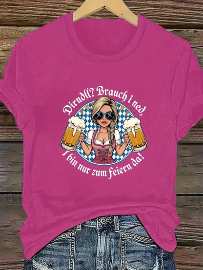 Women's Plus Size Short-Sleeve T-Shirt – Liesl Oktoberfest 2026