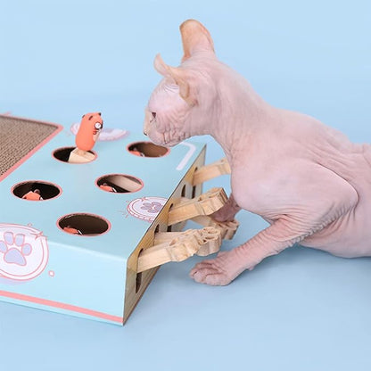 3-in-1 Interactive Cat Toy - WhiskerPlay-Nora Luxe