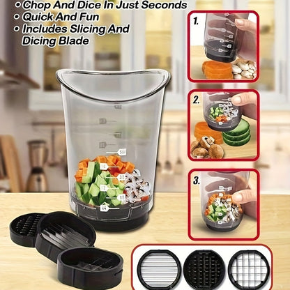 3-in-1 Manual Slicer & Chopper - QuickSlice-Nora Luxe