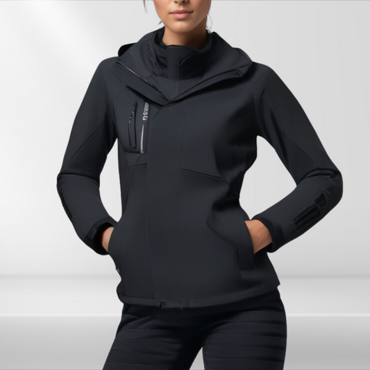 3-in-1 Outdoor Jacket for Women - Romy-Black-M-The Livary