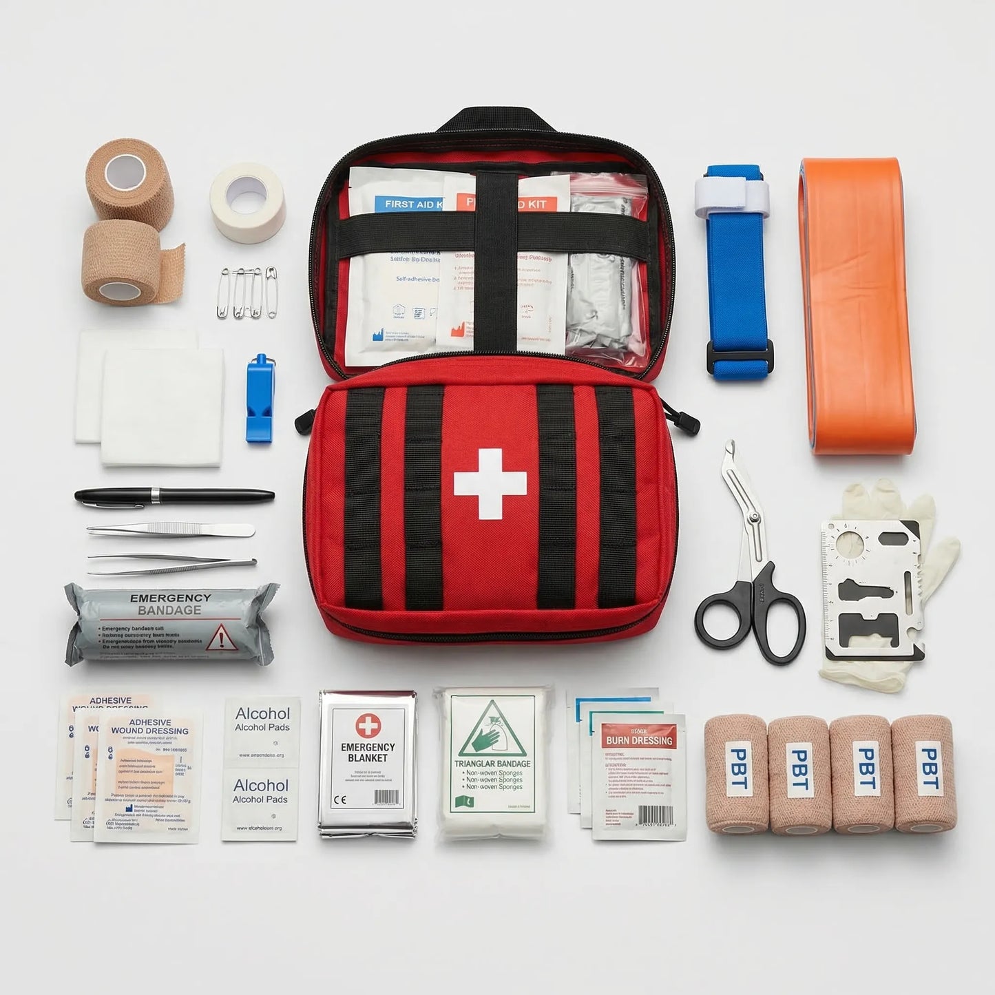 379-Piece Portable First Aid Bag -  Rescuovex