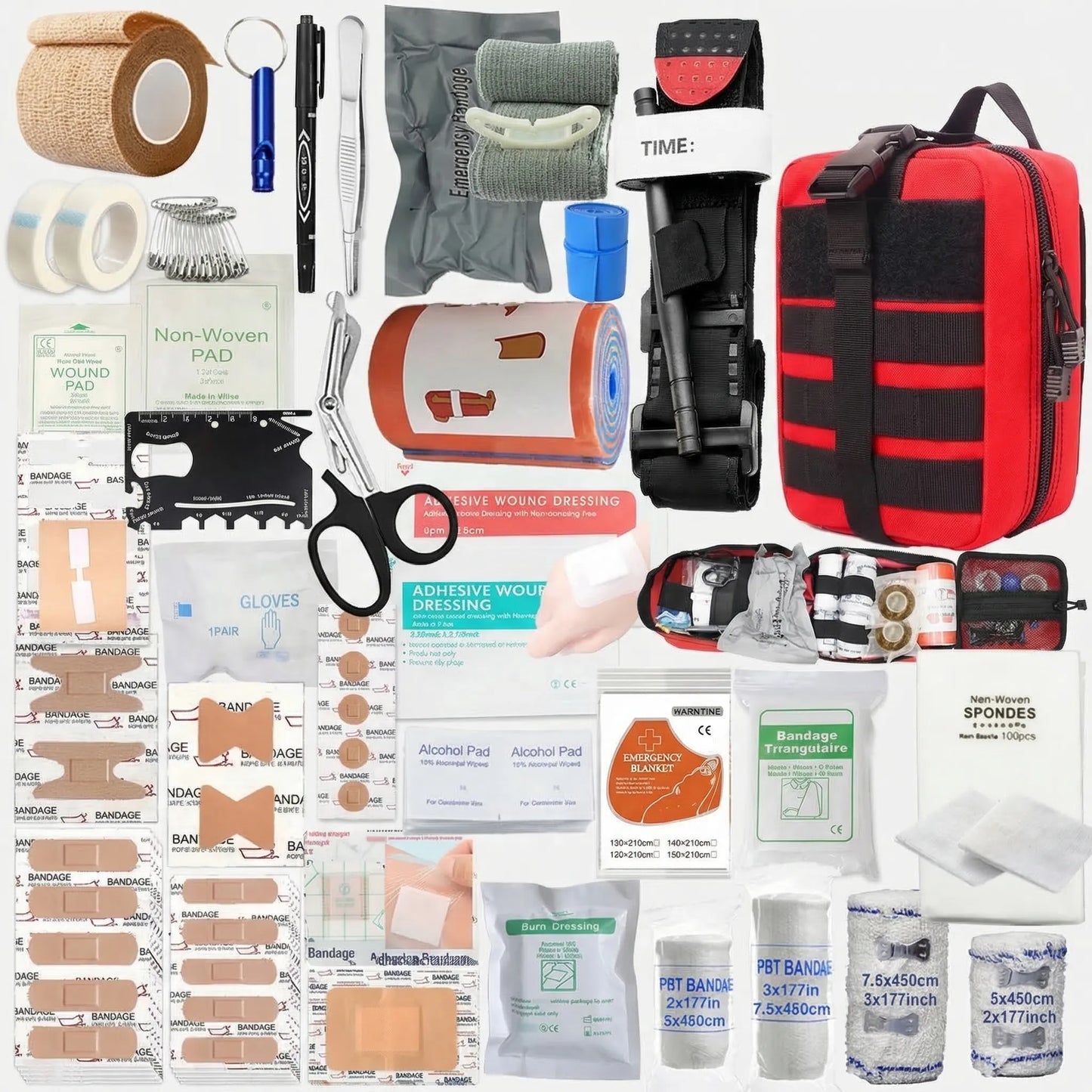 379-Piece Portable First Aid Bag -  Rescuovex