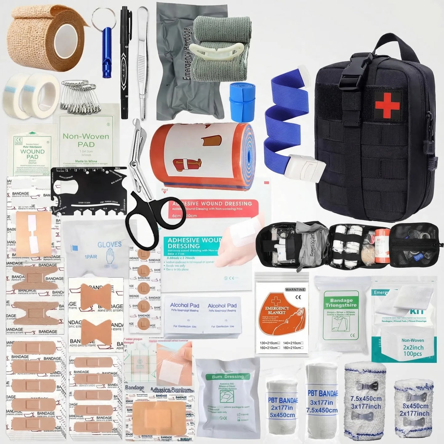 379-Piece Portable First Aid Bag -  Rescuovex