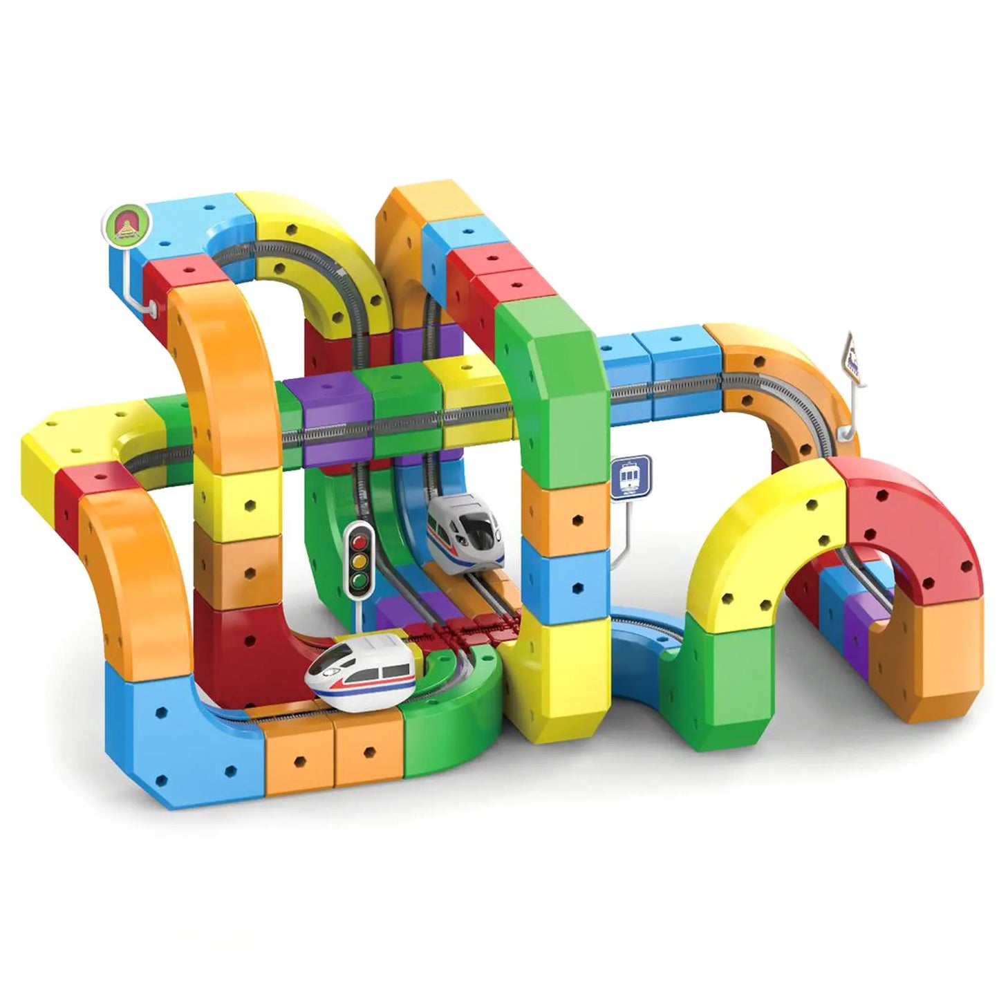 3D Flexible Railway Building Kit - Zoomdex