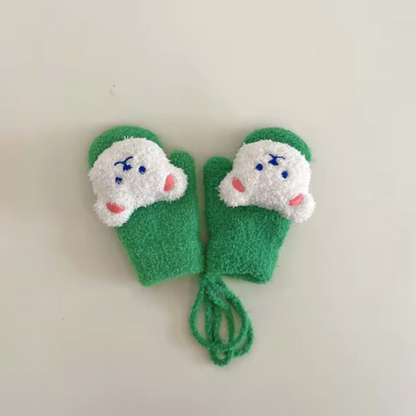 Children's Mittens with Bear Face – TinyBear Mittens