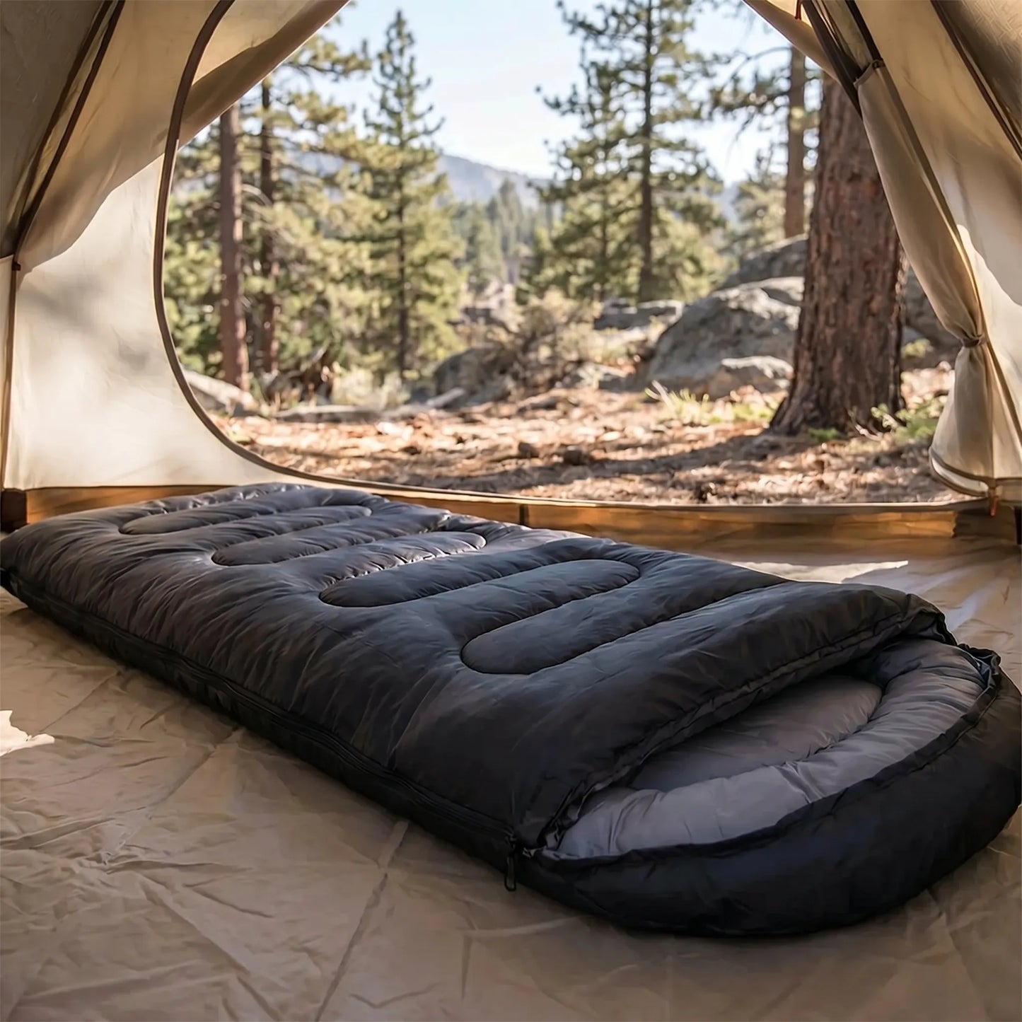 4-Season envelope Mummy Sleeping Bag -  Duskrest