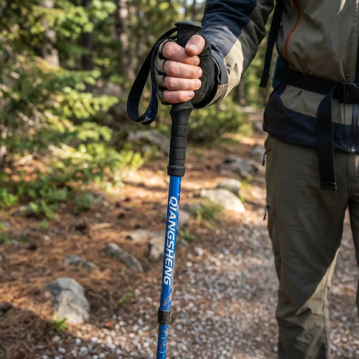 4-Section Folding Telescopic Trekking Pole -  Trekivo
