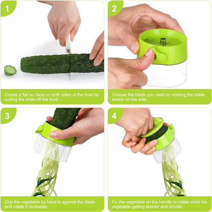 4-in-1 Zoodle Maker – Vegetable Spiralizer-Nora Luxe