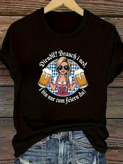 Women's Plus Size Short-Sleeve T-Shirt – Liesl Oktoberfest 2026