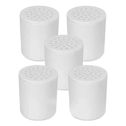 5 Shower Head Filter Refills - ClearFlow-Nora Luxe