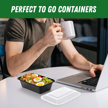 50-Piece Meal Prep Containers with Lids - SealMate-Nora Luxe