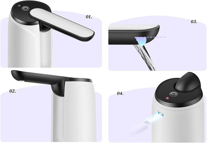 Portable USB Rechargeable Water Dispenser – Hydravo (1+1 FREE)