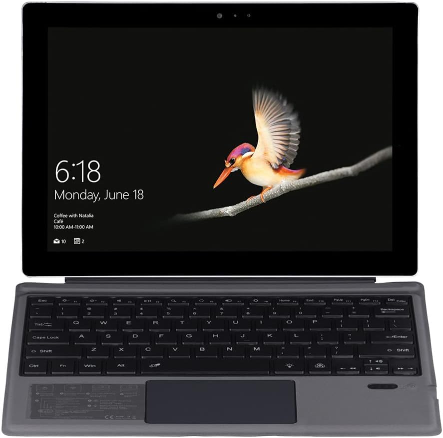 Wireless Bluetooth Keyboard with Backlight and Touchpad for Surface Pro – Nexora